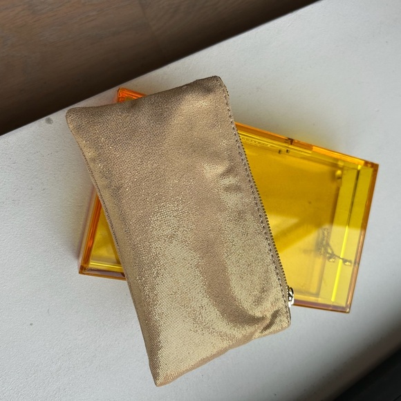 CHARLOTTE OLYMPIA YELLOW ACRYLIC TRANSPARENT BOX BAG - Picture 10 of 12